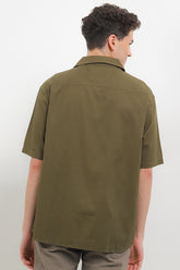 Cardinal Kemeja Lengan Pendek Oversize Pria E0003P06F